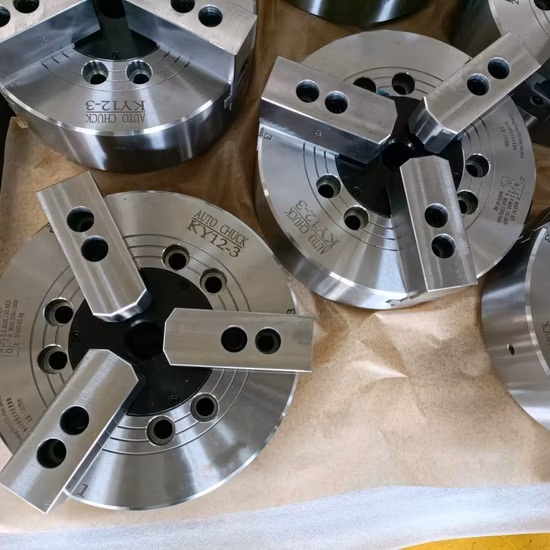 3-кулачковый цельнолитой пневматический токарный патрон KS110